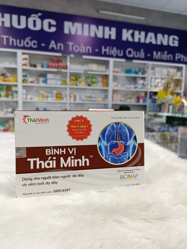 Viên uống trị viêm loét dạ dày Bình Vị Thái Minh