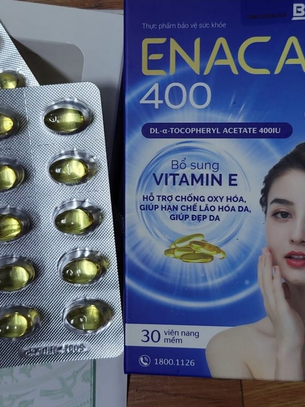 Viên uống Enacap 400 bổ sung Vitamin E