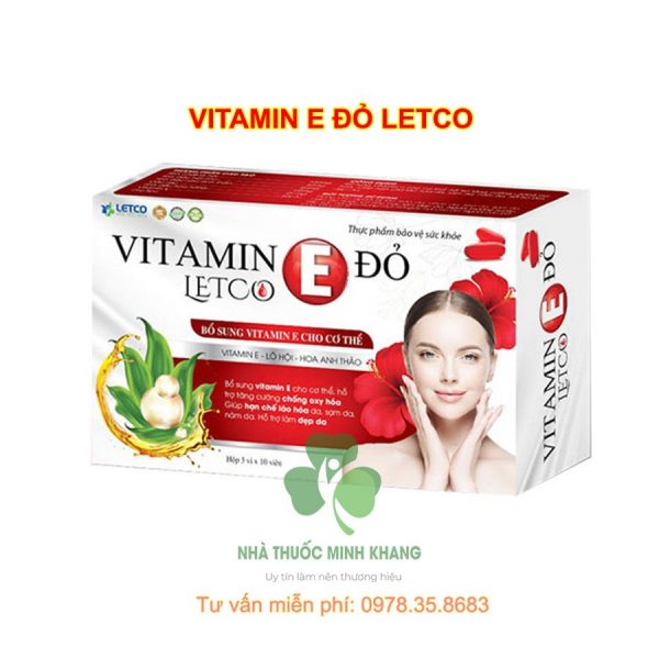Vitamin E đỏ Letco