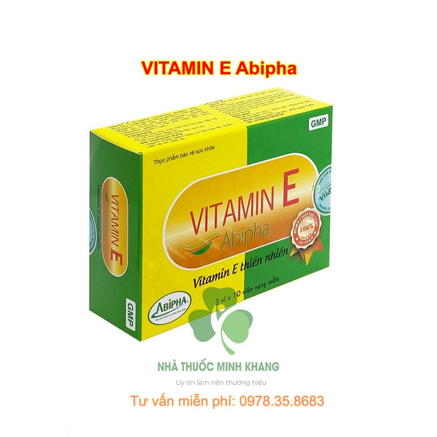 Vitamin E Abipha có tác dụng phụ không?
