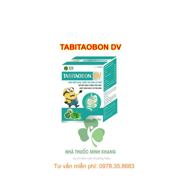 Tabitaobo DV bổ sung chất sơ tăng cường tiêu hoá