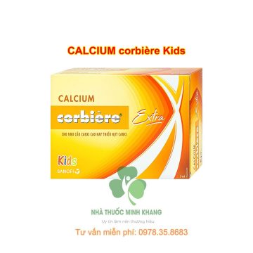 Calcium Corbiere kids Bổ sung canxi trong hỗ trợ điều trị loãng xương.