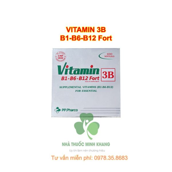 vitamin 3b fort tăng cường năng lượng bổ sung vitamin