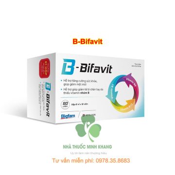 Viên uống bổ sung Vitamin B-Bifavit
