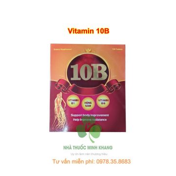 Vitamin 10B tăng cường thể lực, bồi bổ cơ thể giúp ăn ngon và nâng cao đề kháng