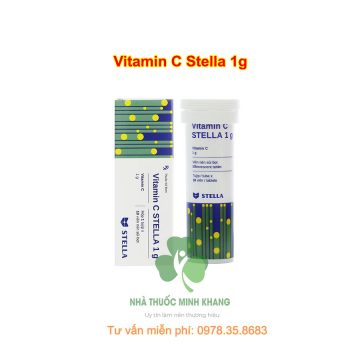 Viên sủi Vitamin C Stella 1g