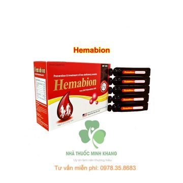 Sắt nước Hemabion