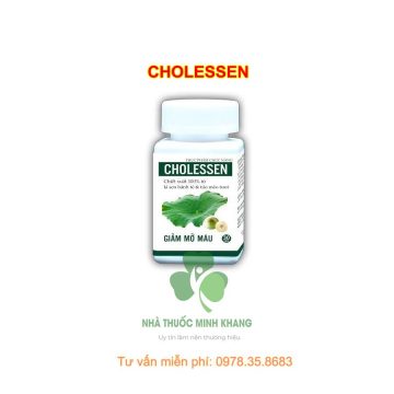 Viên uống Cholessen Decotra hỗ trợ giảm mỡ máu, giảm gan nhiêm mỡ