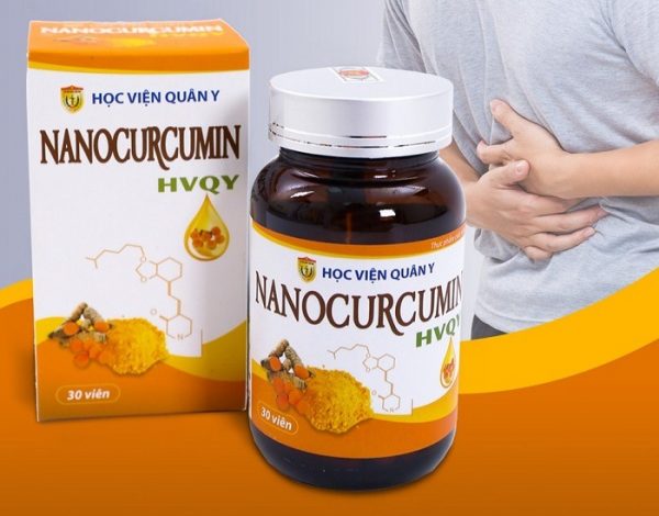 Nanocurcumin HVQY giảm các triệu chứng đau dạ dày, hành tá tràng.