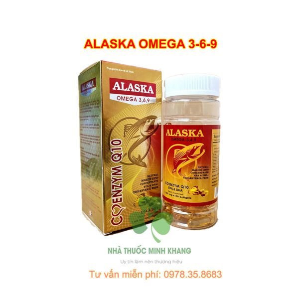 dầu cá Alaska omega 3-6-9