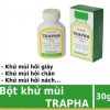 Bột khử mùi Trapha tri hôi nách, hôi chân