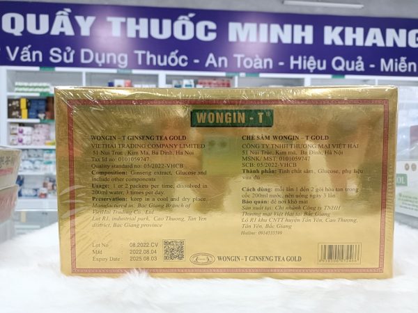 Chè sâm Wongin-T Gold thanh lọc cơ thể, tăng sức đề kháng