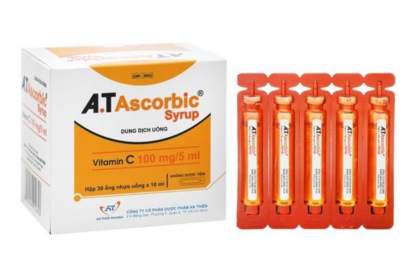 Dung dịch uống A.T Ascorbic bổ sung vitamin C tăng sức đề kháng