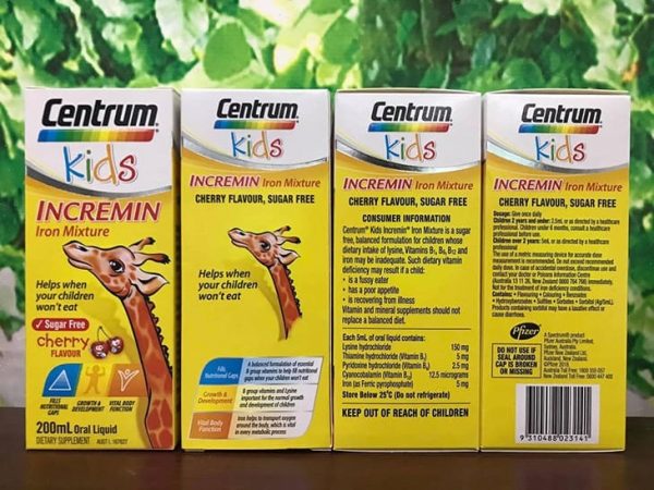 Siro Centrum Kids bổ sung vitamin cho trẻ biếng ăn