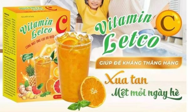 Vitamin C Letco bổ sung vitamin tăng sức đề kháng