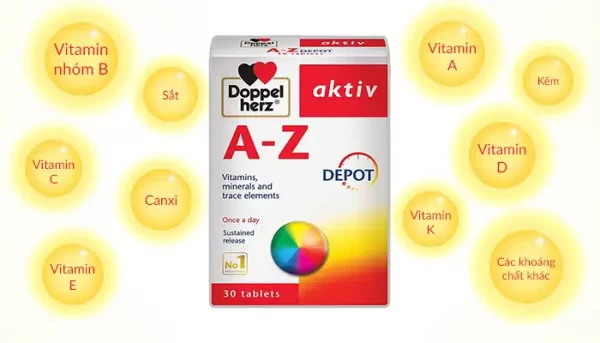 viên uống tổng hợp vitamin deppolherz aktiv a-z