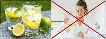 Những sai làm khi uống nước chanh