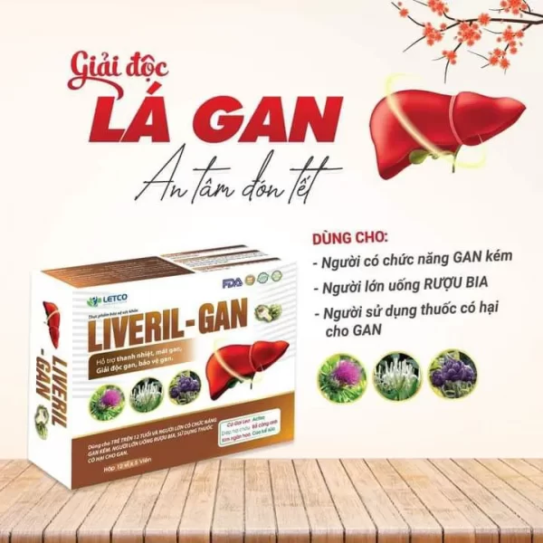 Giải độc gan Liveril gan